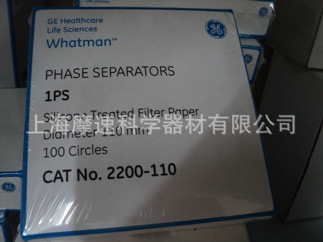 GE whatman 1PS析相纸 2200-110 保留水相让溶剂通过