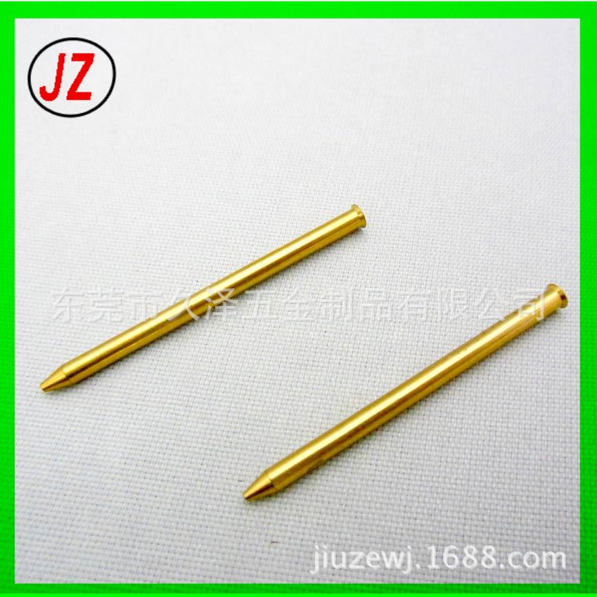 厂家供应精密电子插针 端子公母针 连接PIN针 镀金小铜针可做