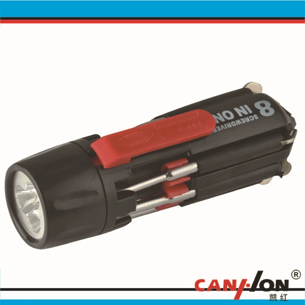 Многофункциональный фонарик-отвертка/многофункциональный фонарик/отвертка восемь в одном QC-166