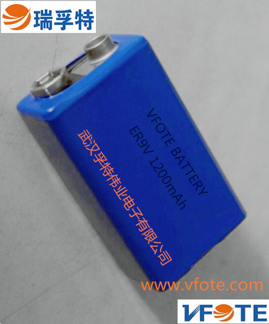 VFOTE电子智能烟雾报警器专用CR9V锂锰电池瑞孚特ER9V锂亚电池