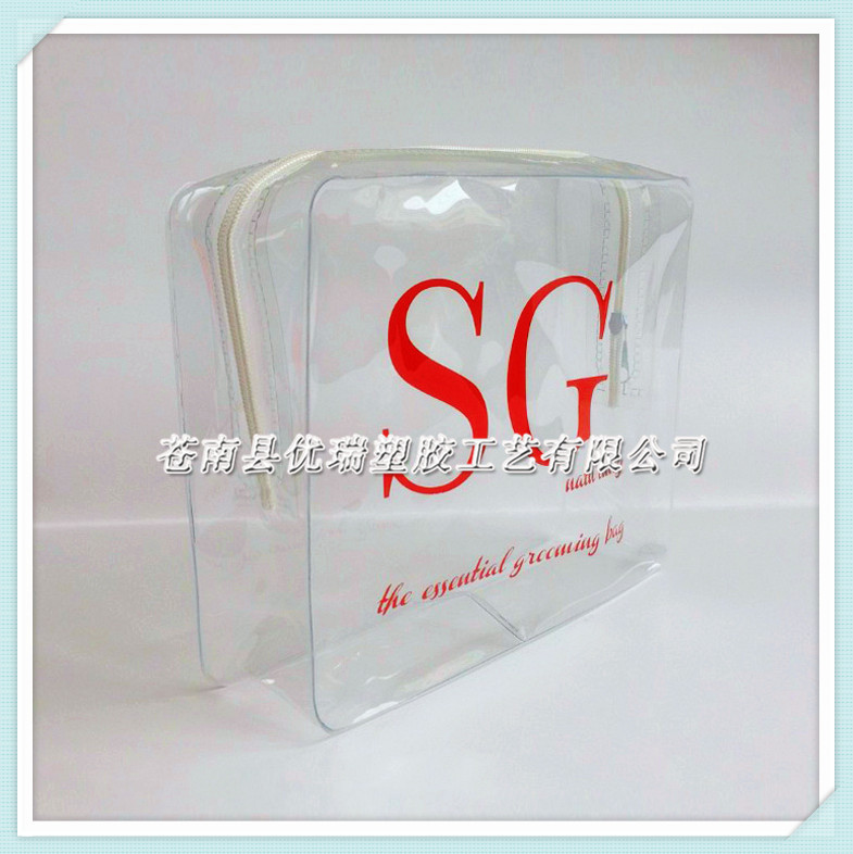 厂家直销包装薄膜PVC透明袋子PVC化妆品袋 pvc包装袋批