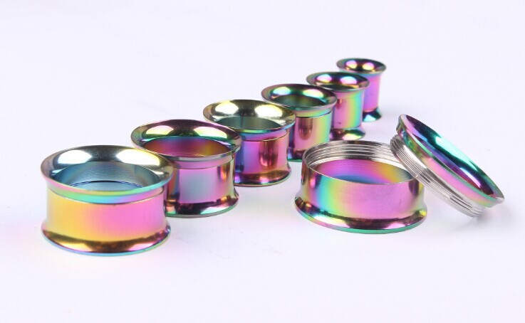 Stainless Steel Internally Threaded Color Avatar Ear Expander Ear Plugs 20mm detail image 7