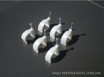 【钢钉线卡】供应高质量4mm白色钢钉线卡 厂家批发钢钉线卡|ru