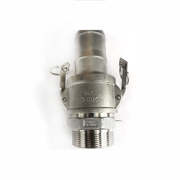 不锈钢阴端加外牙阳端快速接头