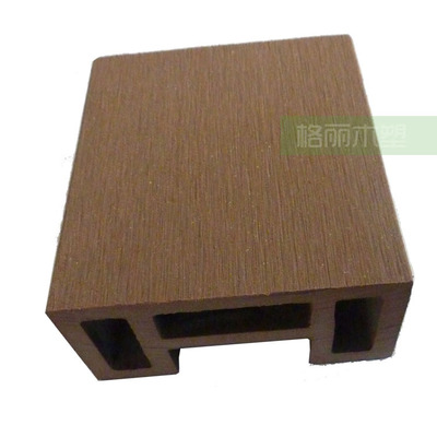 PE木塑厂家直销围栏系列扶手90S45 适用户外塑木栏杆围栏|ru