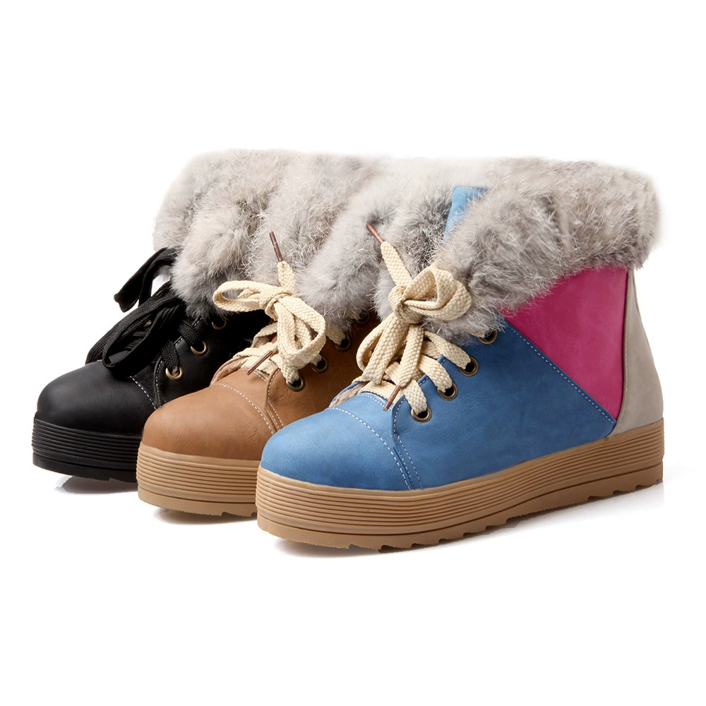 Большие размеры 40 ярдов Новая внешняя торговля оригинальный заказ Соответствие цвета теплые зимние сапоги короткие сапоги женские сапоги JGB2014N010052