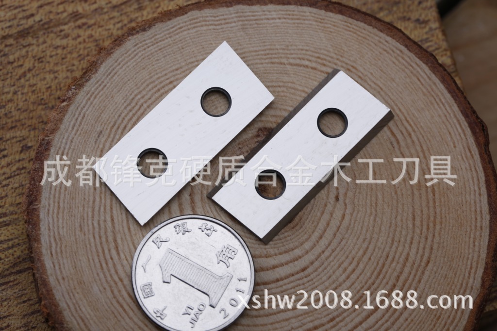 木工螺旋刀片30×12×1.5-35°斜角85°双面刨硬质合金刨刀片