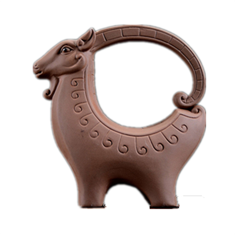 Cinnabar Ruyi Tea darling Decoration Tea Play Ge Water spray brave troops Toad  Tea ceremony tea set Spare parts
