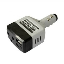 供应 车载转换器 万能电源变压器 手机充电器USB接口 12V/24V