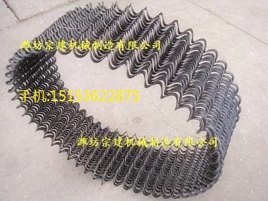 生产厂家供应养殖机械畜牧机械用无轴弹簧搅拢料线65Mn弹簧钢