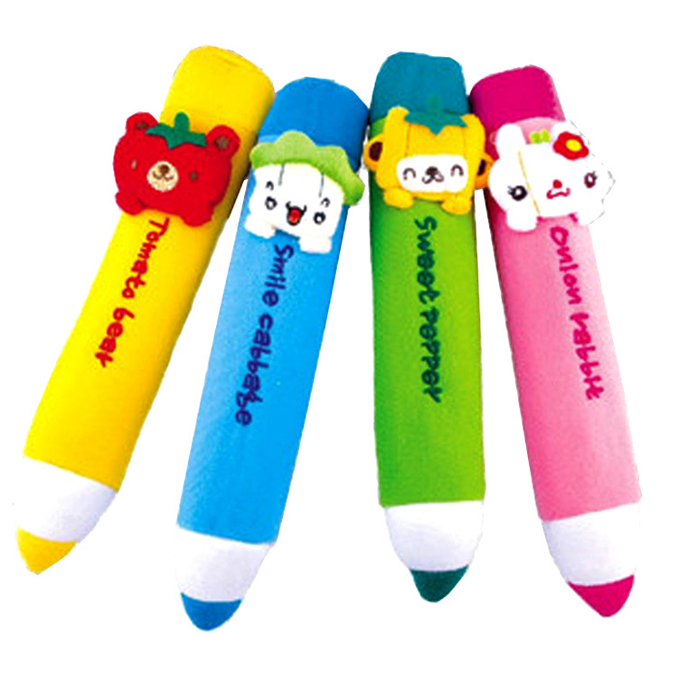 Korean Edition Cartoon pencil Pencil bag originality Stationery bags Pencil box Male and female students study Supplies Activities, prizes