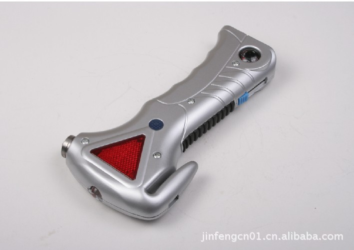 多功能救生锤 应急安全锤  新款汽车逃生锤带灯 车载安全救生锤