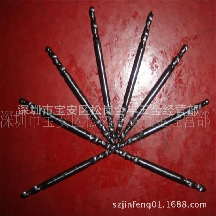 供应韩国TANBIT高钴左钻0.3 0.4 0.5 双头钻 台阶钻头 钨钢钻