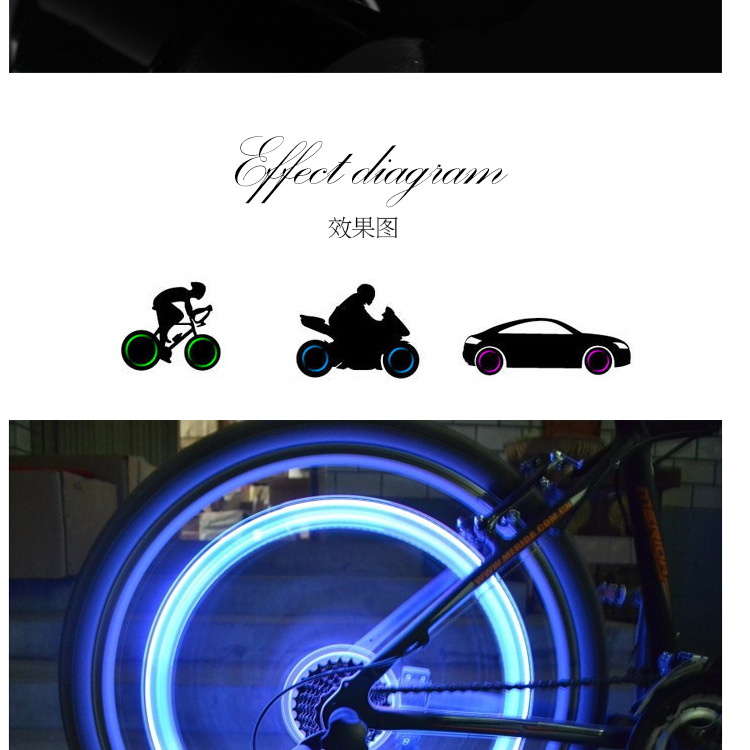 Eclairage pour vélo - feux de Valve - Ref 2403779 Image 16