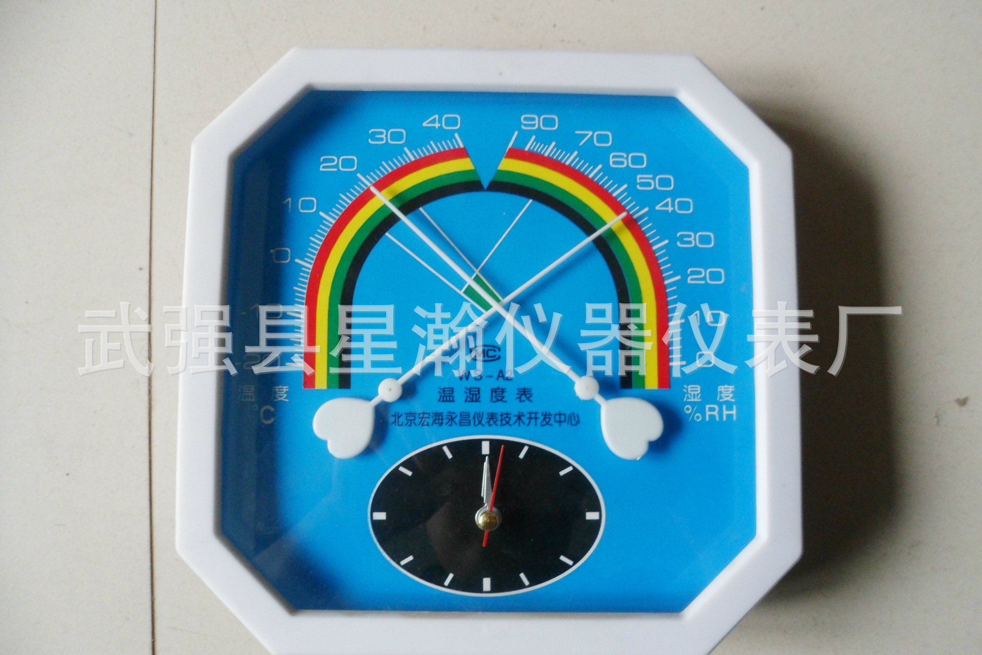家用办公温湿表 指针温湿度计 八角温湿度计 温湿表