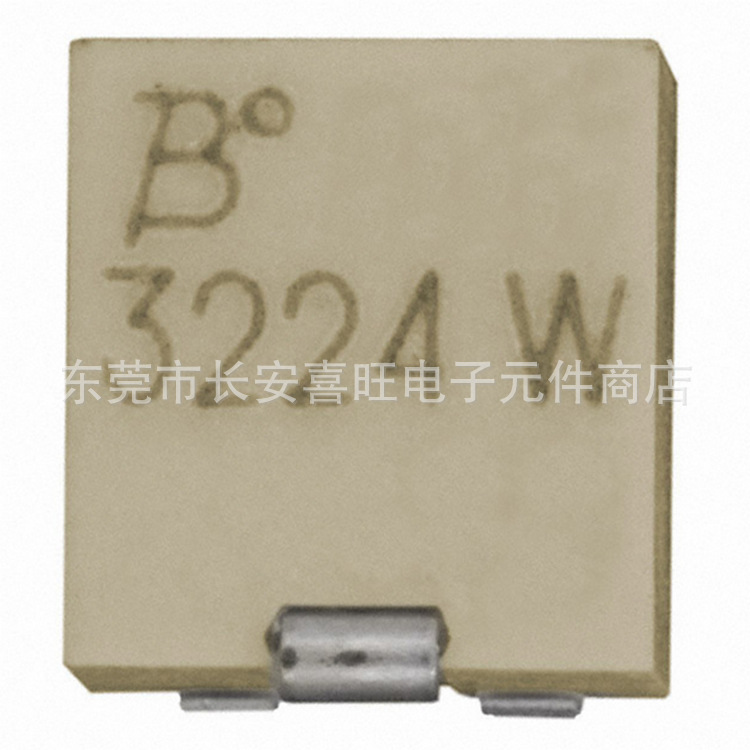 3224W-1-504E微调电阻器 - 表面贴装 4mm 500Kohms 10%
