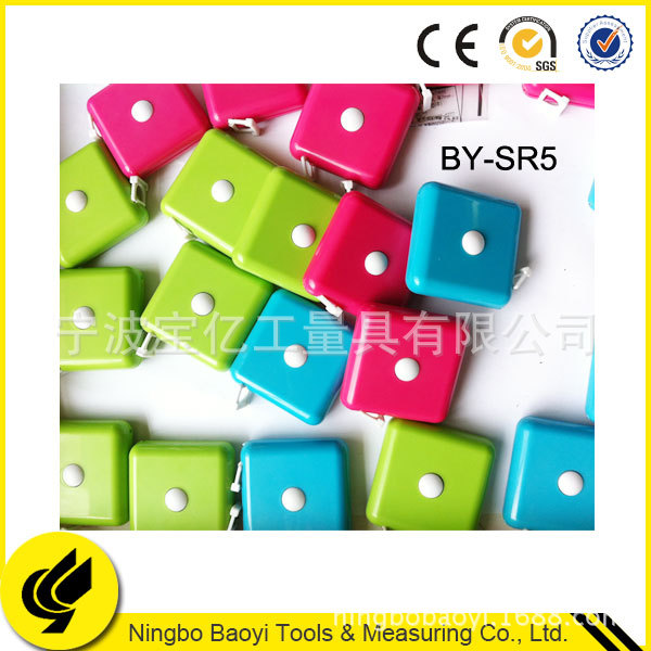 厂家供应方形卡通ABS卷尺 便捷携带广告测量尺 可定制PVC软尺