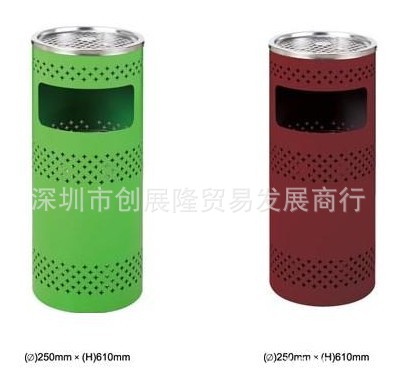 LJA35D沖孔煙灰桶垃圾箱1