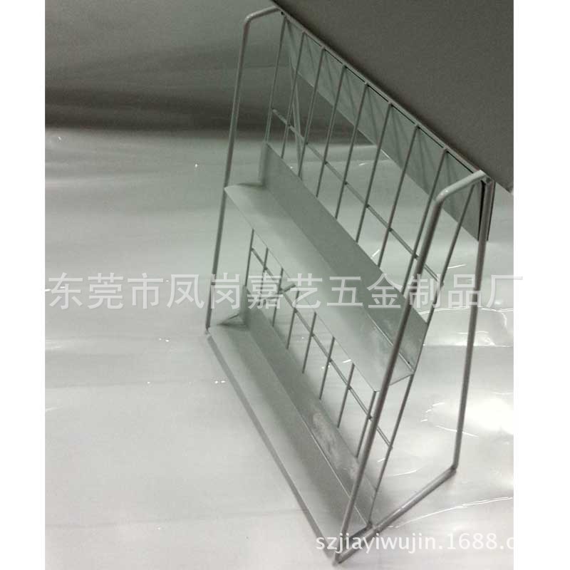 厂家直销五金铁架 小物品展示架（2层）金属置物架 可按图制