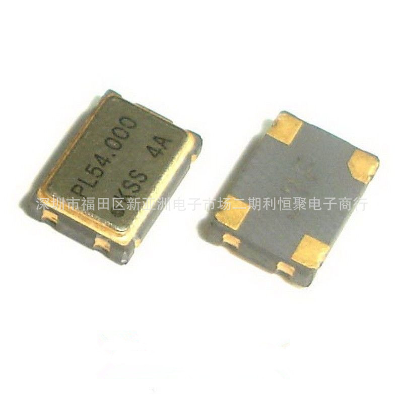 54.000MHz SMD-4 5*7mm 贴片无源晶振压电晶体、频率元件