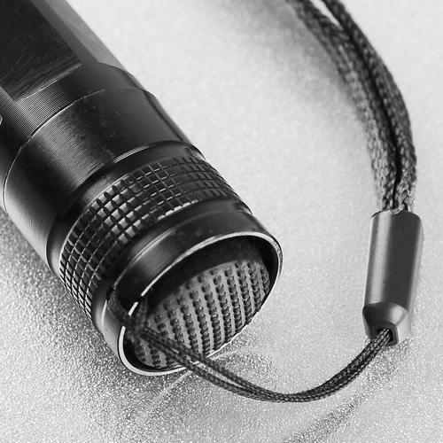 Factory price wholesale 2019 new mini portable aluminum alloy LED flashlight gift 5 No. one section tail open advertisement 