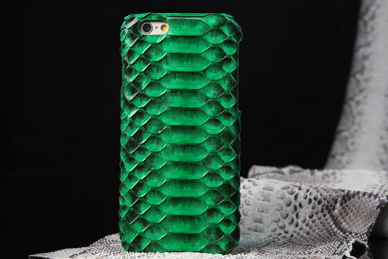 i-idea Handmade Luxury Genuine Real Python Snake Skin Leather Case Cove for Apple iPhone 6S Plus/6 Plus & iPhone 6S/6