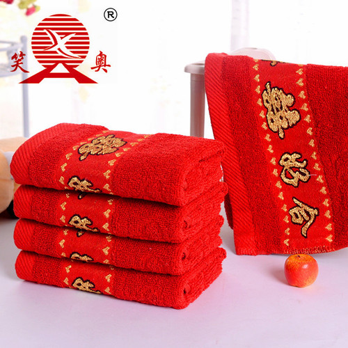 Bulk Wedding Red Towels, Cotton Towels, Wedding Gift Towels, 