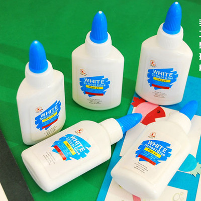 幼儿园diy手工制作耗材 学生胶水 白胶白乳胶 模型纸张粘结环保|ru