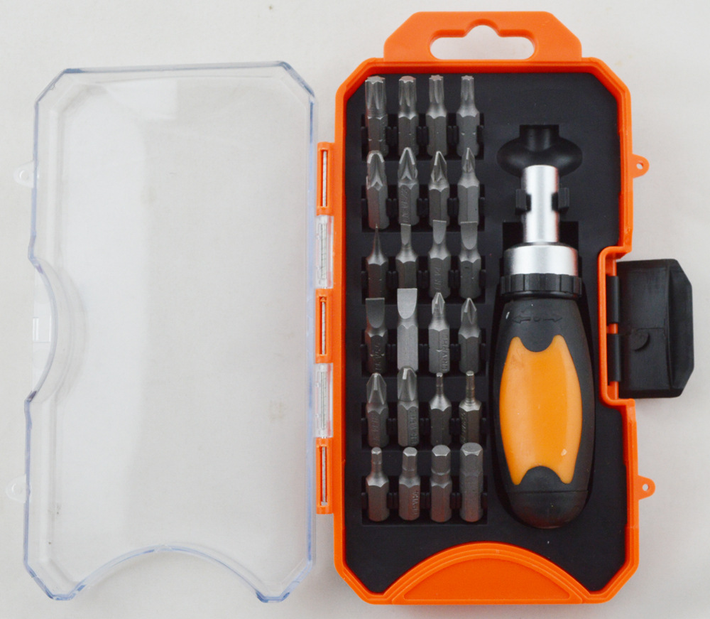 25 件套棘轮螺丝刀组套，批头组套，家用修理工具组套