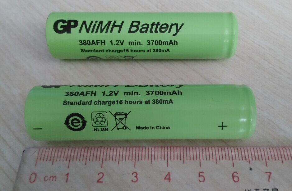 GP超霸 GP380AFH 3700MAH 17.5*67mm  镍氢电池
