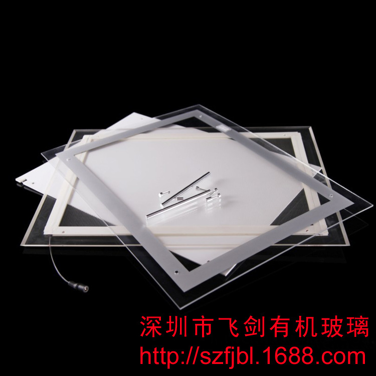 工厂制作有机玻璃LED灯箱/亚克力薄灯箱/广告灯箱/