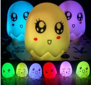 Красочный ночник из яичной скорлупы, градиентный ночник, светодиодный ночник, яичная скорлупа, красочный свет, ночной рынок, киоск, оптовая продажа