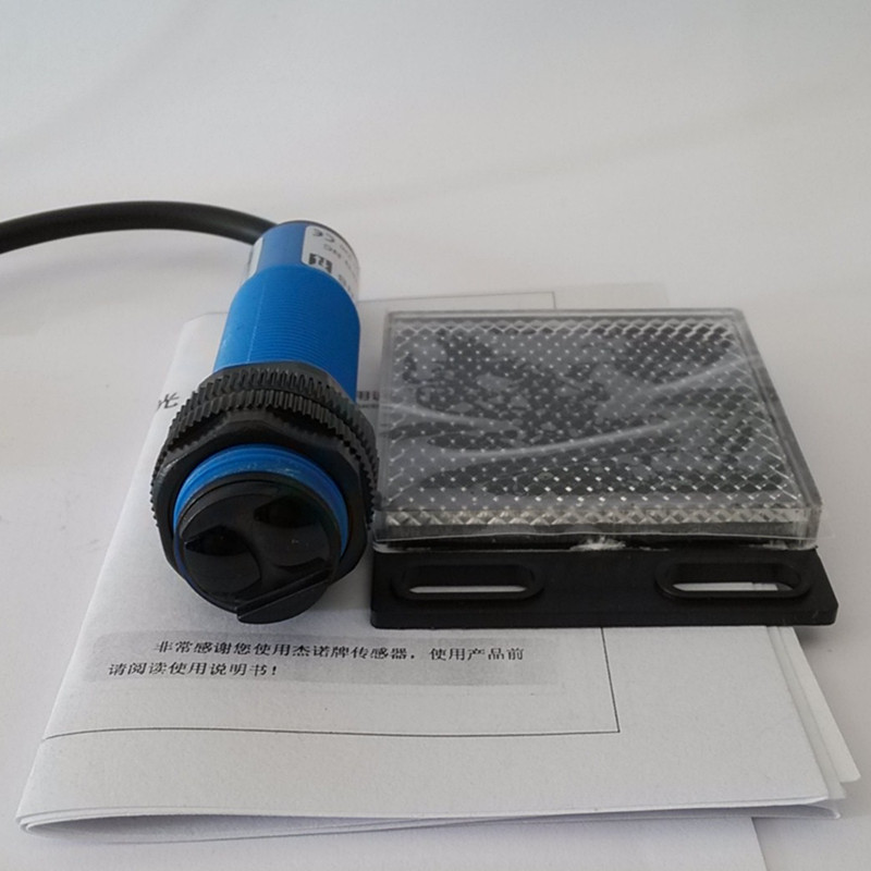 【G18-3B2PA】反射板式/反射反馈式光电开关 直流PNP常开 直径18