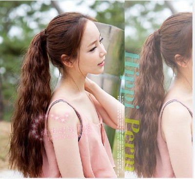 假發馬尾 玉米燙卷發馬尾 玉米燙馬尾假發女 全店滿100元包郵