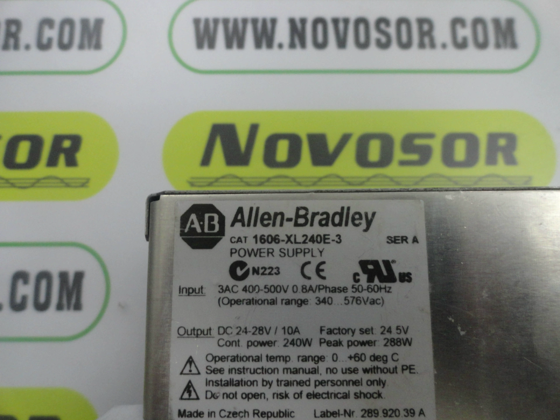 1606-XL240E-3 Allen Bradley switch power supply