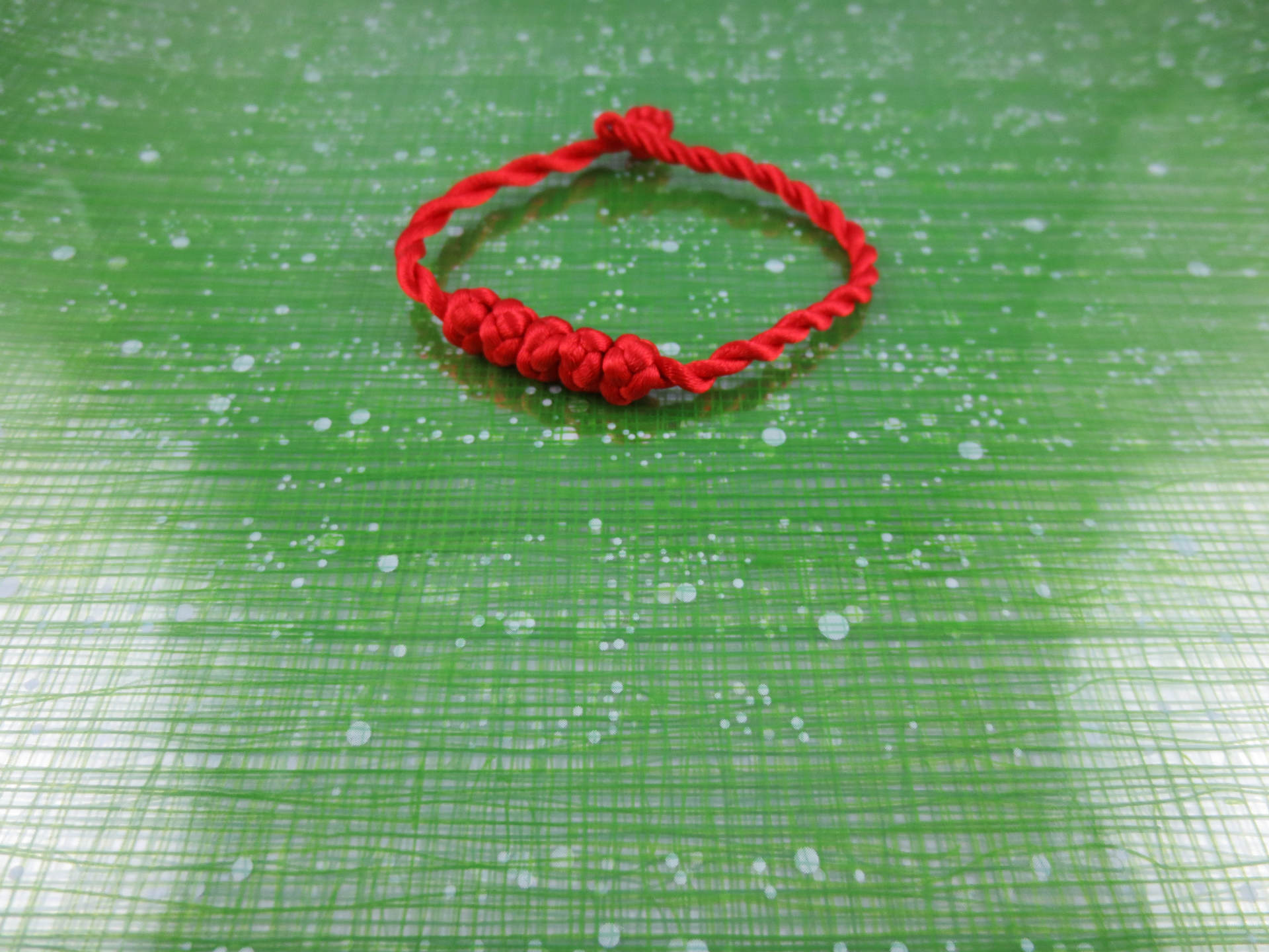 Bracelet en Corde rouge - Ref 3446607 Image 6