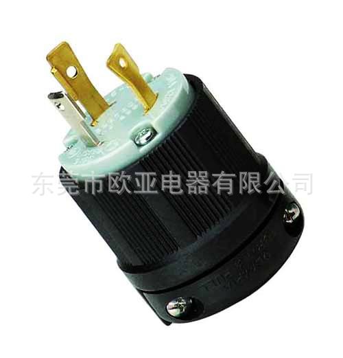 NEMA L5-30P防松插头 美国用大功率插头