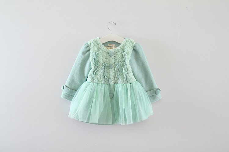 Manteau pour fille en laine - Ref 2161613 Image 6