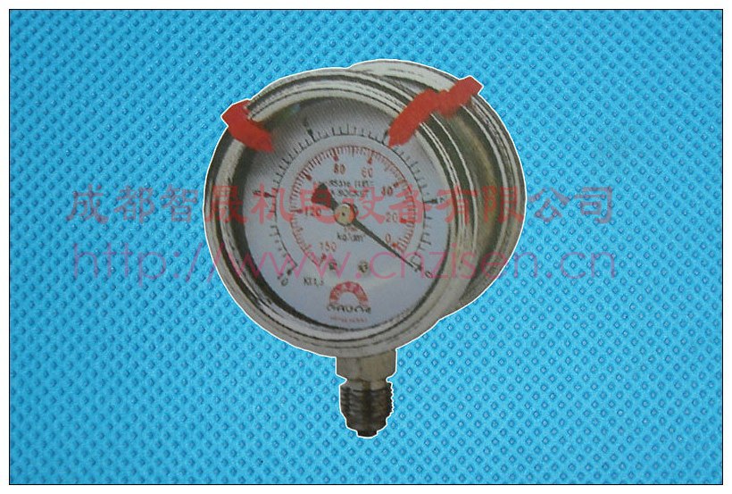 台湾华记全不锈钢压力表，双面压力表，充油压力表，精确耐用