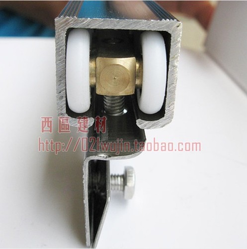 Shower room glass door hanging wheel Sliding door hanging slide sliding door hanging pulley Wardrobe small hanging wheel Shower room accessories