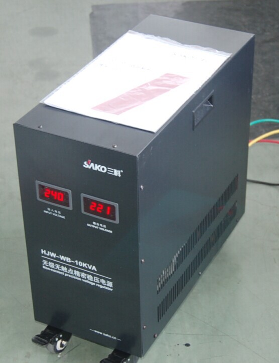 三科无触点稳压器DW-3KVA/3000W/3KW单相高精度稳压电源银行专用