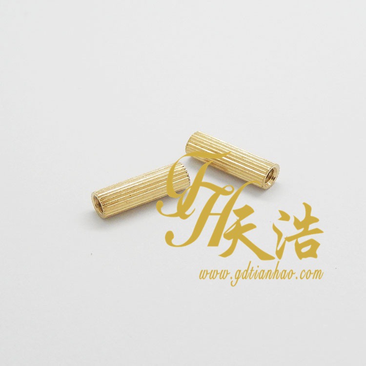 M2系列监控铜柱  安防铜柱  双通铜柱母 隔离柱母 直纹支撑铜柱