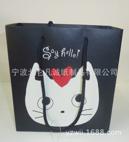 厂家销售宁波北仑 礼品玩具纸袋 白纸板,牛皮纸,白卡纸手提袋