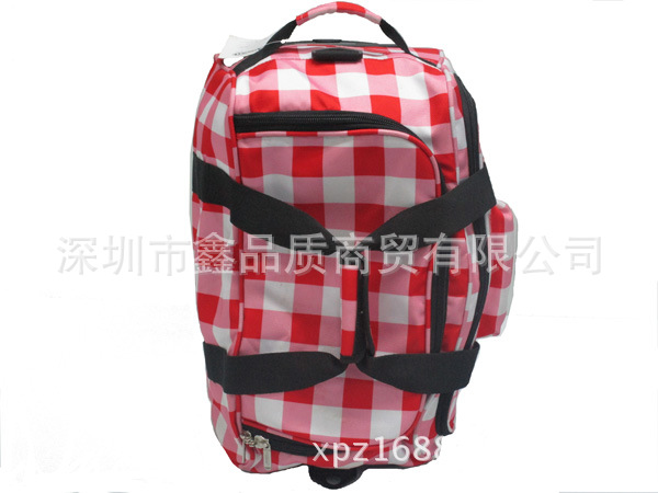 XPZ-L01紅格拉桿箱-3