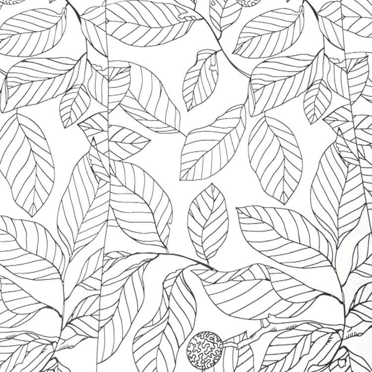 Cotton 8a Printed Canvas Leaf Printed Cloth Cotton Canvas Tiger Door Spot Supply 6-18a Canvas