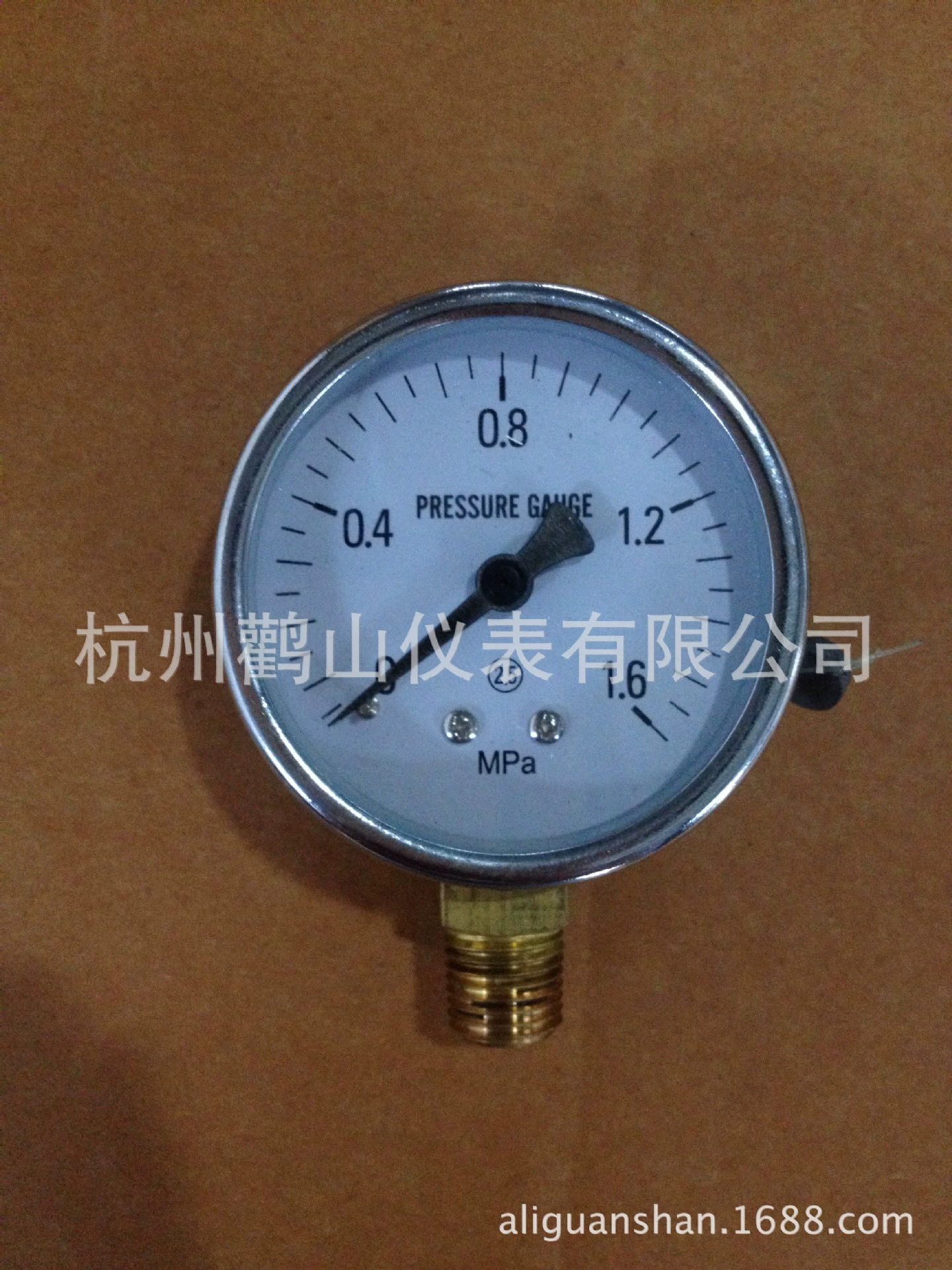 Манометр давления воды Y63 ZG1/4, манометр газа 0-1,6 МПа, нейтральная поверхность может быть настроен по индивидуальному заказу с резьбой