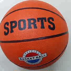 厂家直销7号橡胶篮球 室内外用橡胶篮球 可来样定做 量大优惠