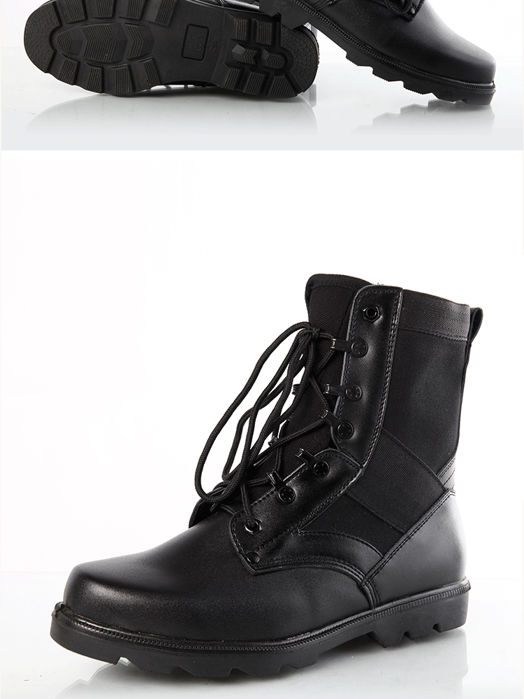 Bottes militaires pour homme en cuir - Ref 1399038 Image 31