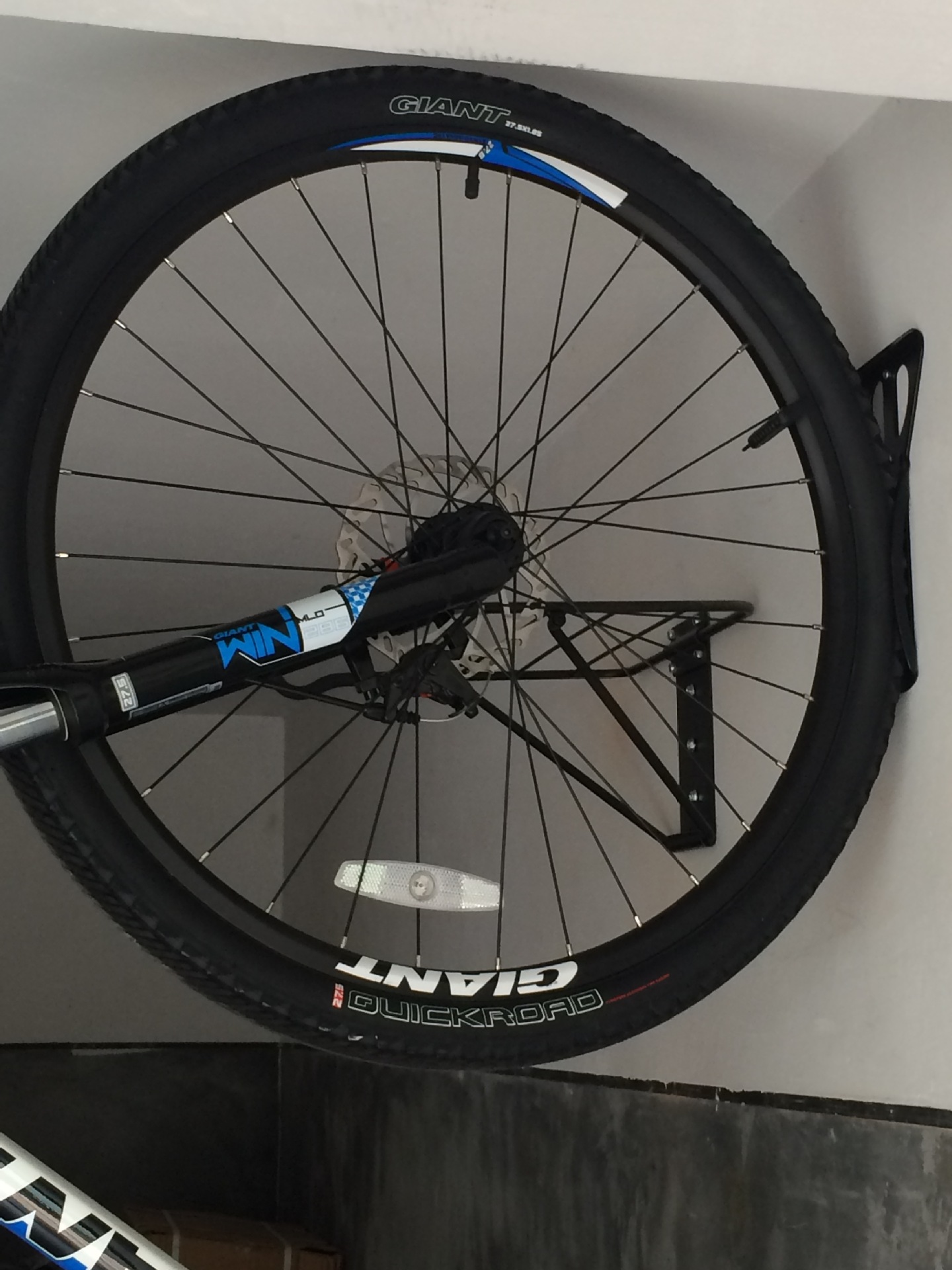 Wall bike, mountain frame