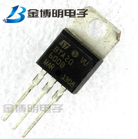 厂家供应 BTA20-800B 四象限双向可控硅20A/800V BTA20直插TO-220